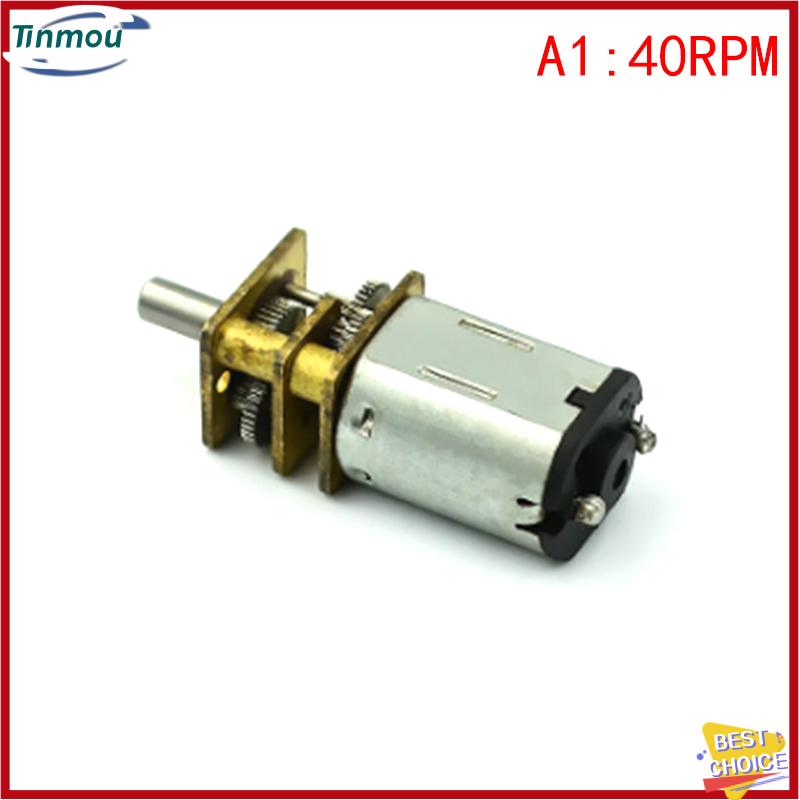 【Tinmou】🌟🌟【Hot Sale】🎈 Micro N20 Bánh Động Cơ Tốc Độ Chậm Kim Loại Hộp Số Giảm Tốc Động Cơ Điện Tự Làm Đồ Chơi - 3