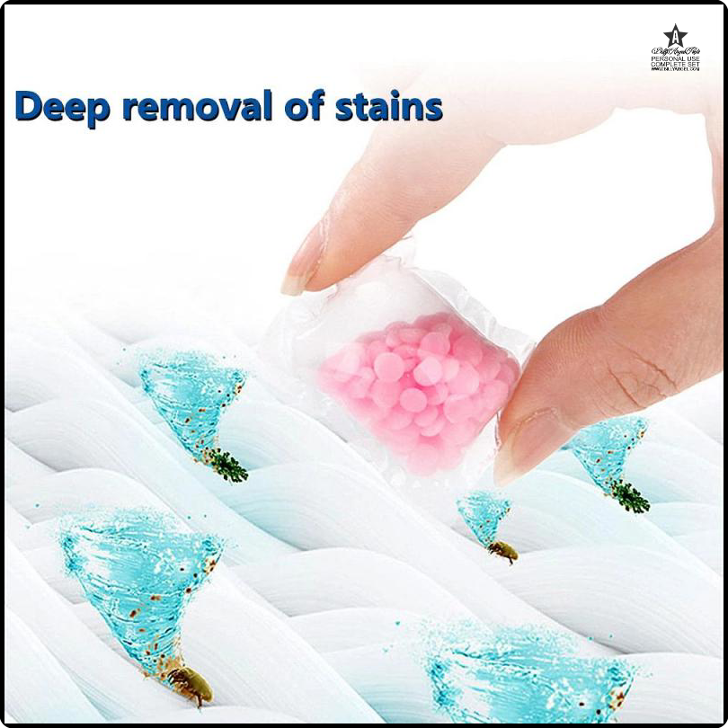 [oqiao] Multicolour Fabric Softener Economic Laundry Detergent Laundry Scent Beads 10/20pack Laundry Beads Domestic Bathroom Supplies ราคา  1,535 บาท*ส่งฟรี