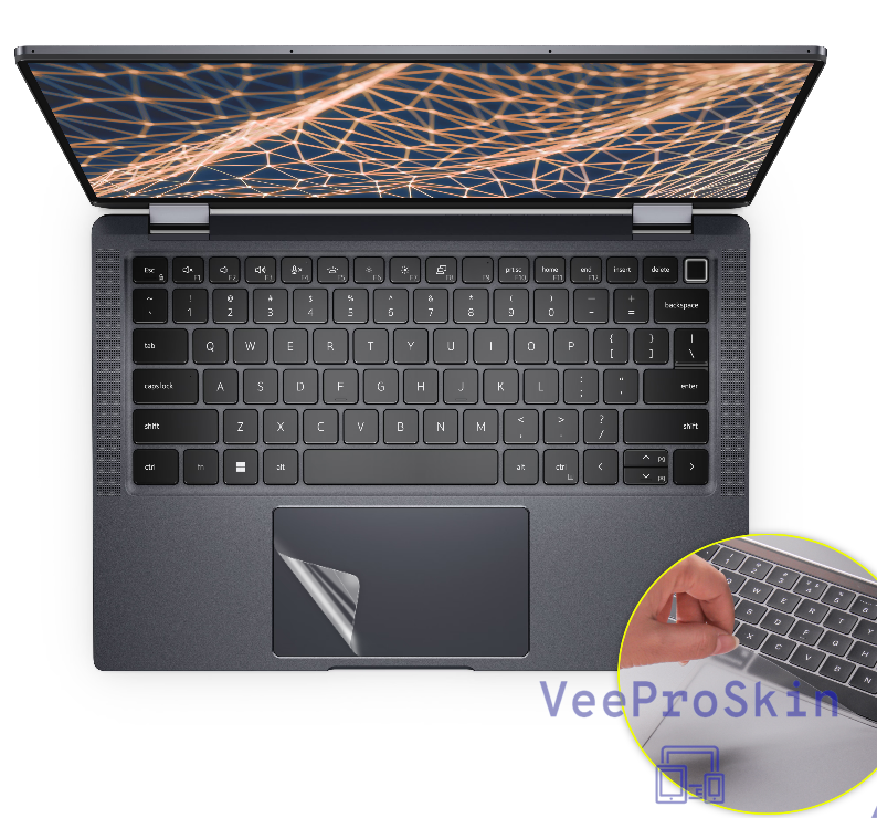 Matte Touchpad bảo vệ phim Sticker bảo vệ Touch pad cho Latitude 9330 2-in-1 máy tính xách tay Touchpad