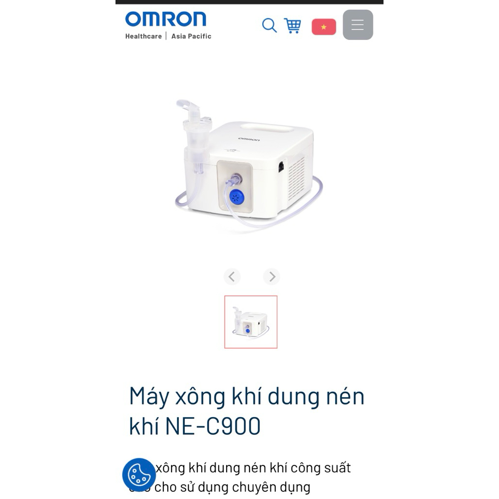Omron Ne-C900 Compressed Air Nebulizer