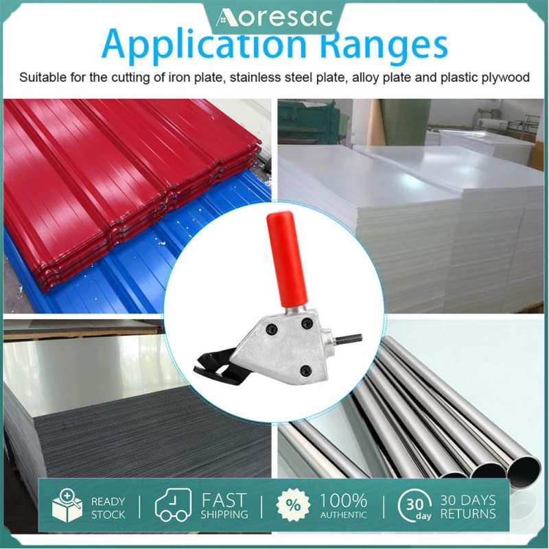 Aoresac kim loại nibbler sắt thép tấm Máy cưa cắt Công cụ cắt Máy Khoan Điện tập tin đính kèm phụ kiện