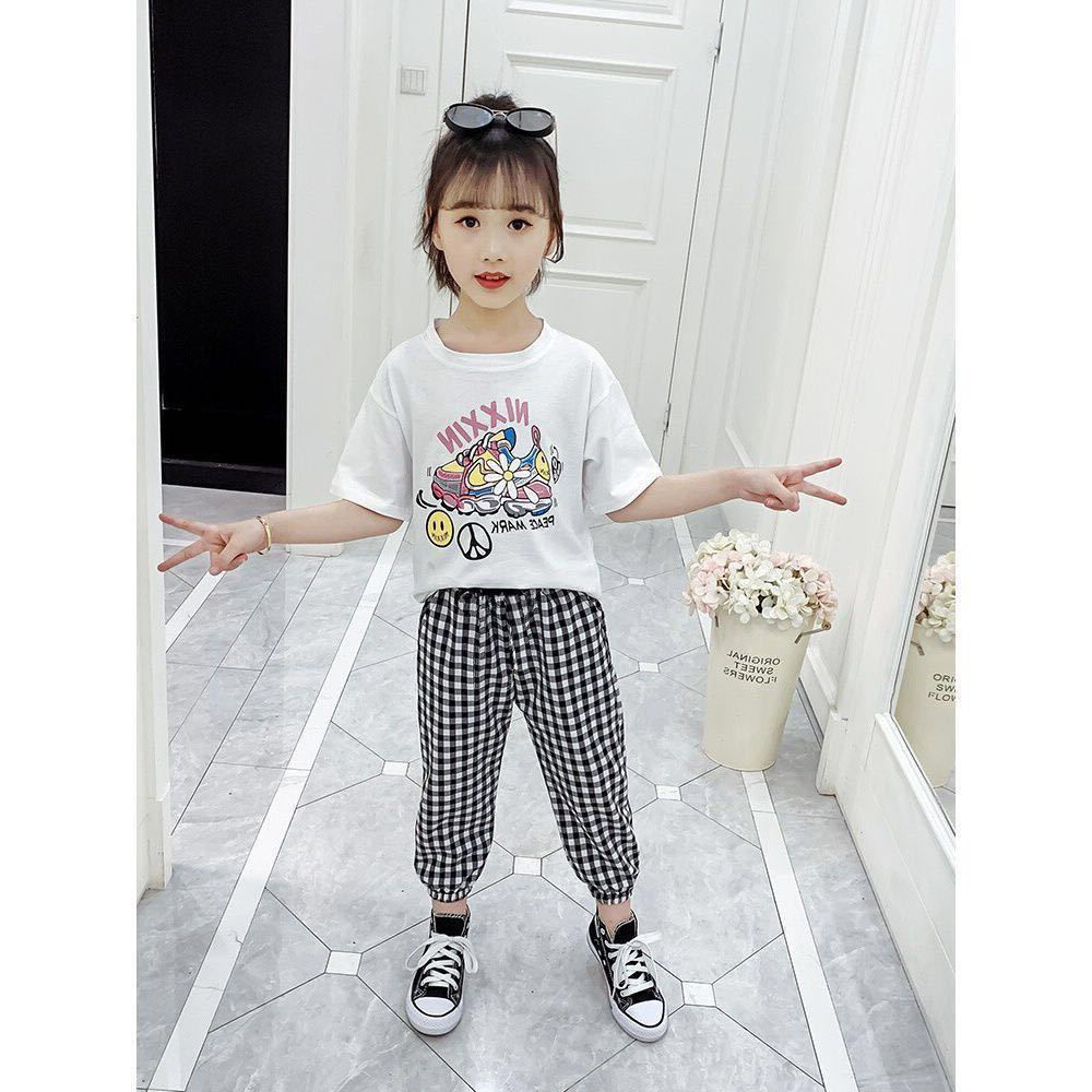 Angugu Children's Fashion 2PCS（Blouses+Pants）High Quality Korean