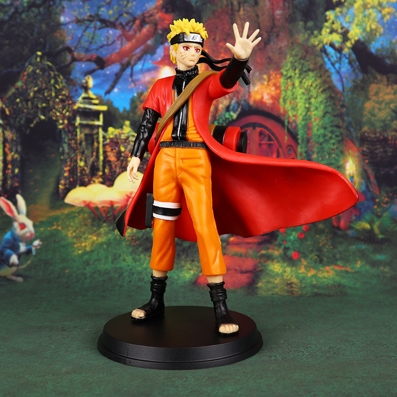 Hộp đồ chơi sưu tập Hokage, bức tượng Naruto với mô hình NARUTO SASUKE, bức tượng Kakashi với Anime và quà tặng xung quanh prgkvg