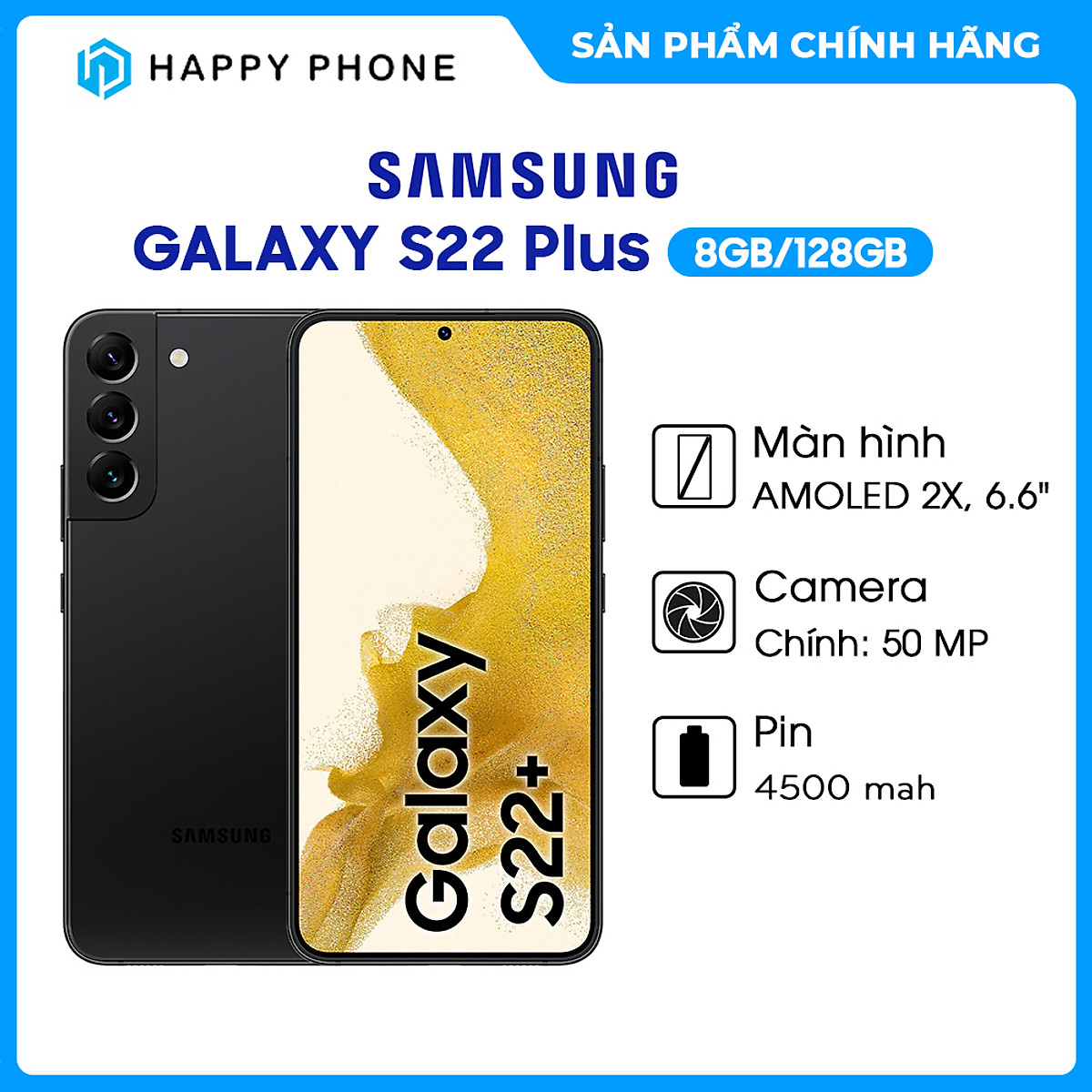 Điện thoại Samsung Galaxy S22 Plus 5G  - Hàng chính hãng - ĐÃ KÍCH HOẠT BẢO HÀNH ĐIỆN TỬ