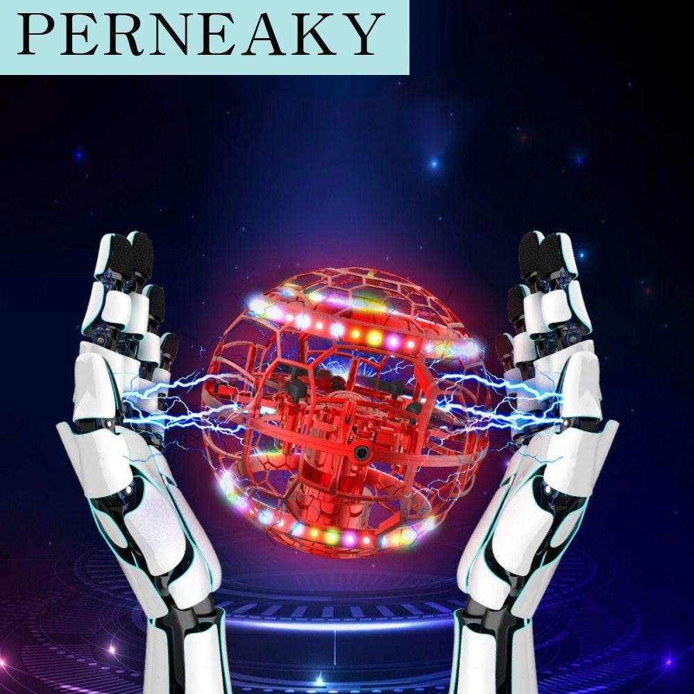 ของเล่นและโมเดลสะสม PERNEAKY ไฟ LED ลูกบอลบิน RC Q8 ผาดโผน โดรน ของเล่นลูกบอลลอย ของเล่นเครื่องบินบังคับวิทยุหมุนได้ 2.4 จี ของเล่นบอลลอยตัวเครื่องบินควบคุมระยะไกล ของขวัญวันเกิดเด็ก