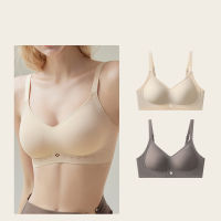 Kobeni Seamless Bra Breathable Fabric 3D Cup Anti-sagging Bra Thin Shoulder Strap Beautiful Back Bra