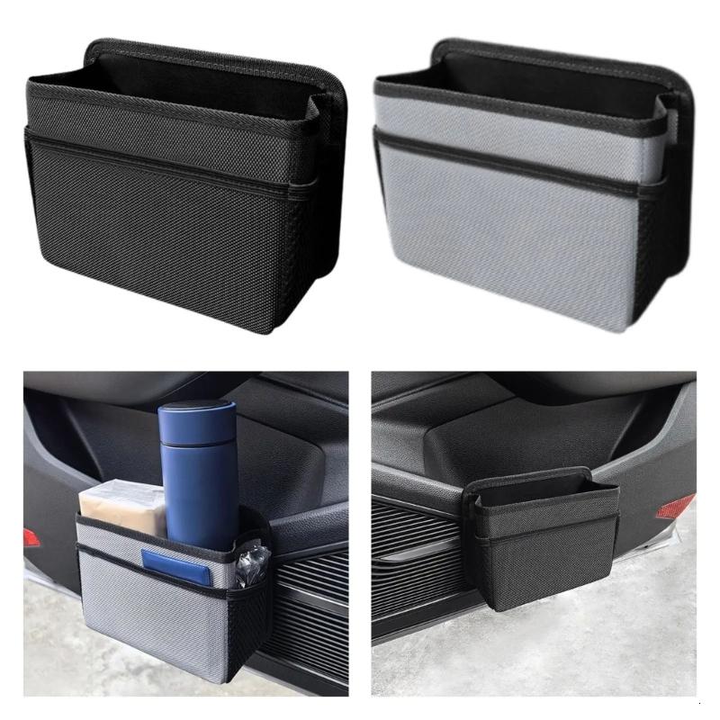 Có Thể Gập Lại cửa xe Thùng rác Mini Xách Tay Tự Động Thùng rác Cho xe tải SUV Motorhomes Phổ Treo Lưu Trữ Container