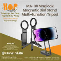 ULANZI MA38 Magnetic Phone Stand 5 Mode (Mantis Handheld Tripod Snap & Standing) Foldable Holder Smartphone HP with Arca Swiss Base MA-38