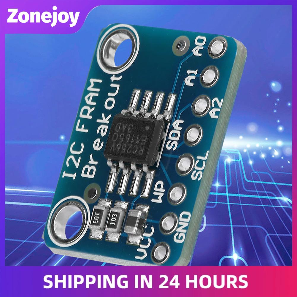 Zonejoy MB85RC256V Bộ nhớ 8KB Đồng hồ bảng đột phá lên đến 20 MHz Bộ nhớ ổn định cho bộ ghi dữ liệu năng lượng thấp Đầu đọc tức thờiGhi nhiệt độ phòng bảo vệ bộ nhớ cho 95
