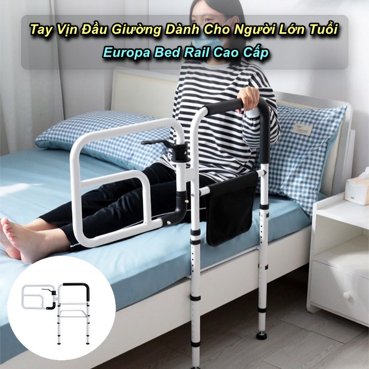 Thanh Chắn Giường Dành Carbon Cooker Cho Người Lớn Tuổi Europa Bed Rail ⚜️ ⚜️