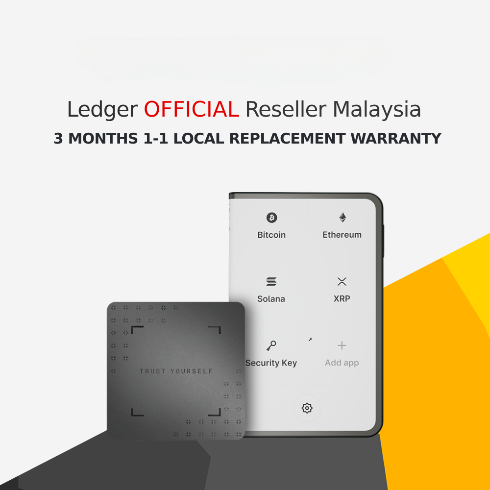 Ledger Stax- Authorized Reseller Bitcoin, NFT & Cryptocurrency Hardware Wallet