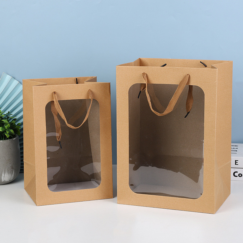 Gift Bag Window Paper Bag