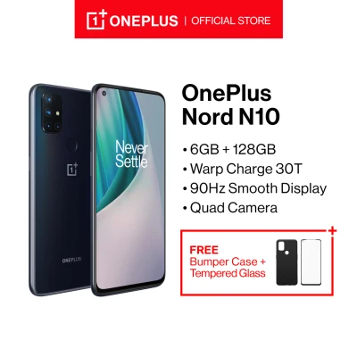 OnePlus Nord N10 | 6GB+128GB | 90Hz Smooth Display | Warp Charge 30T | 2 Years Local Warranty | 3 pin plug