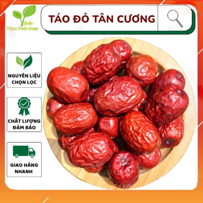 Combo 2Kg Táo Đỏ Tân Cương Loại Ngon Dùng Ăn Vặt, Pha Trà Táo Đỏ