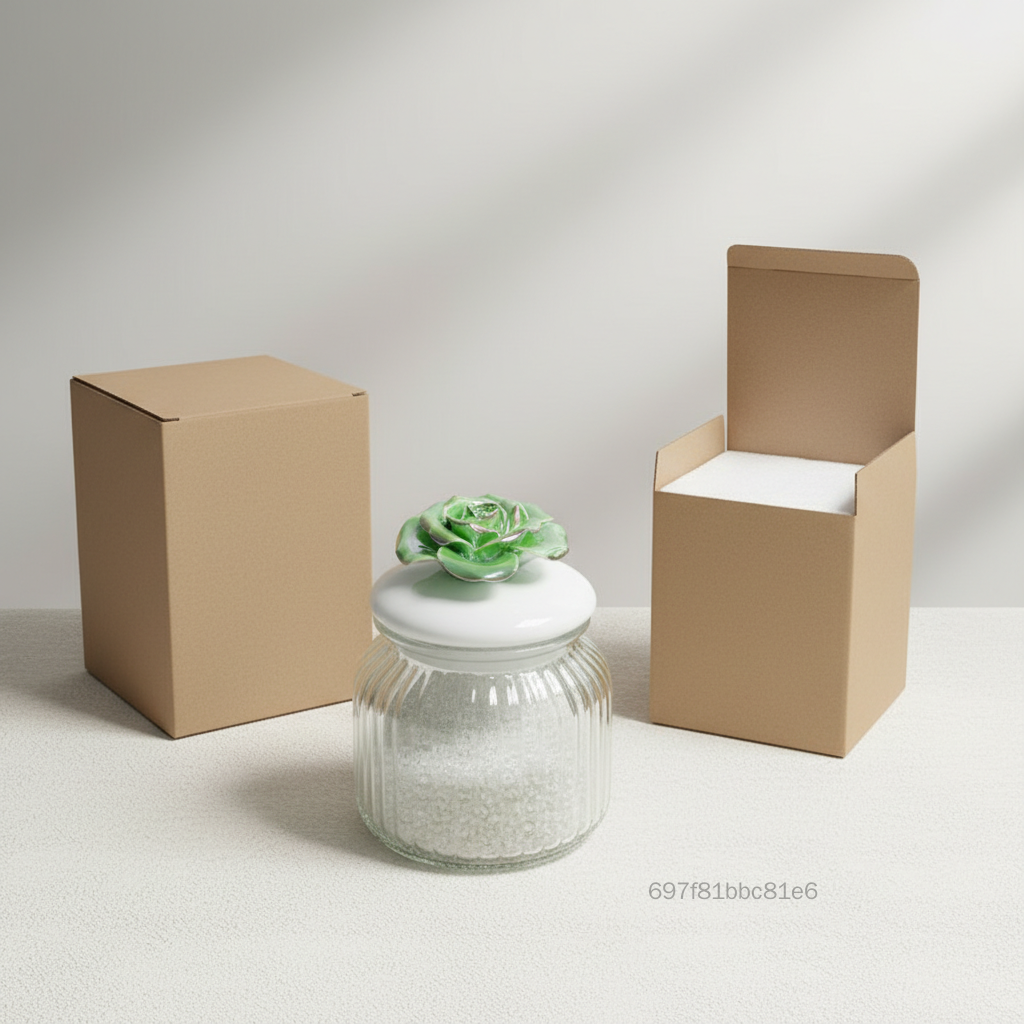 Nordic Style Glass Storage Jars With Lids Clear Ribbed Glass Container For Kitchen Grains Snacks Tea REEB-PH Presyo 701 Piso*Libreng Shipping