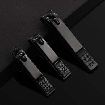 Bấm Móng Tay, Đồ Bấm Móng Bằng Thép Sơn Tĩnh Điện Đen - Không Gỉ