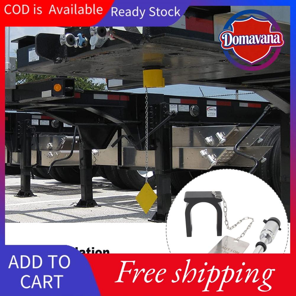 Domavana Aramox Xe kéo bánh thứ 5 King Pin Khóa bảo mật Thép chịu lực nặng Chống trộm với đường kính 2 inch Nút chặn nước mở cho xe kéo bánh thứ 5 RVs Bán rơ moóc Giá 685,000 Đồng*Miễn phí vận chuyển