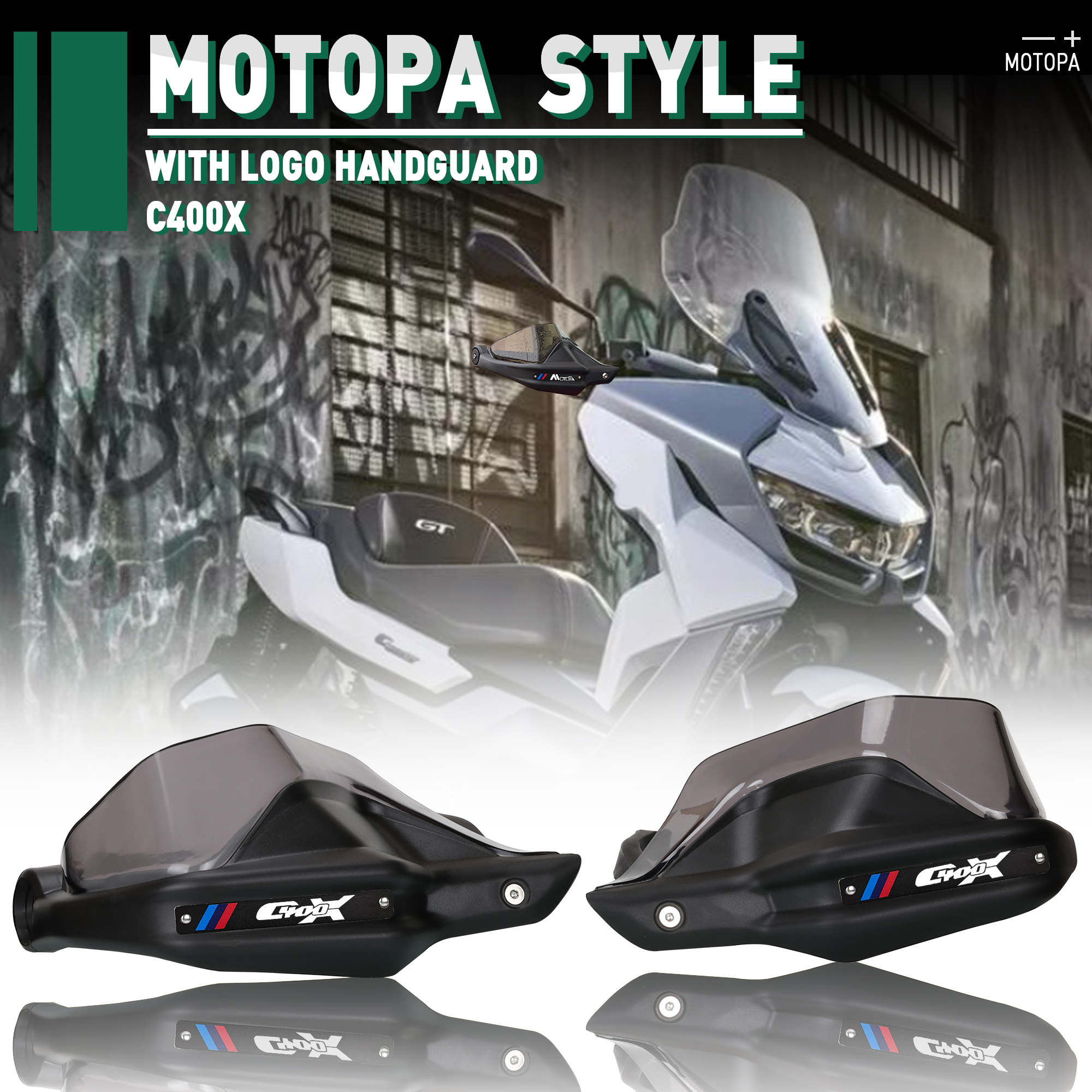 【New arrival】 C400x Motorcycle C400x Hand Guards Brake Clutch Levers Protector Shield Windshield For