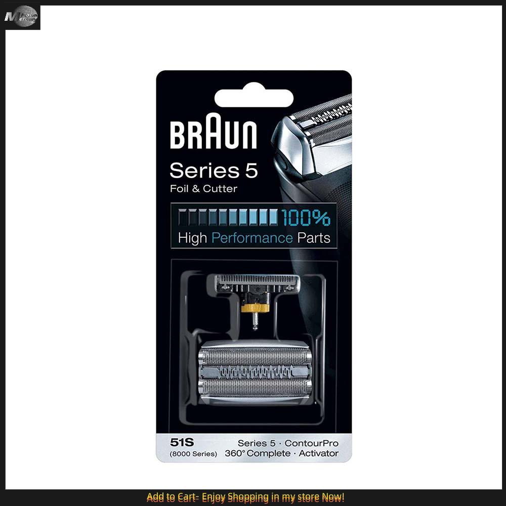 Braun 51s Series 5 Electric Shaver Replacement Head Series- 8595 8995, combipack Shavers shaver head 51S BL