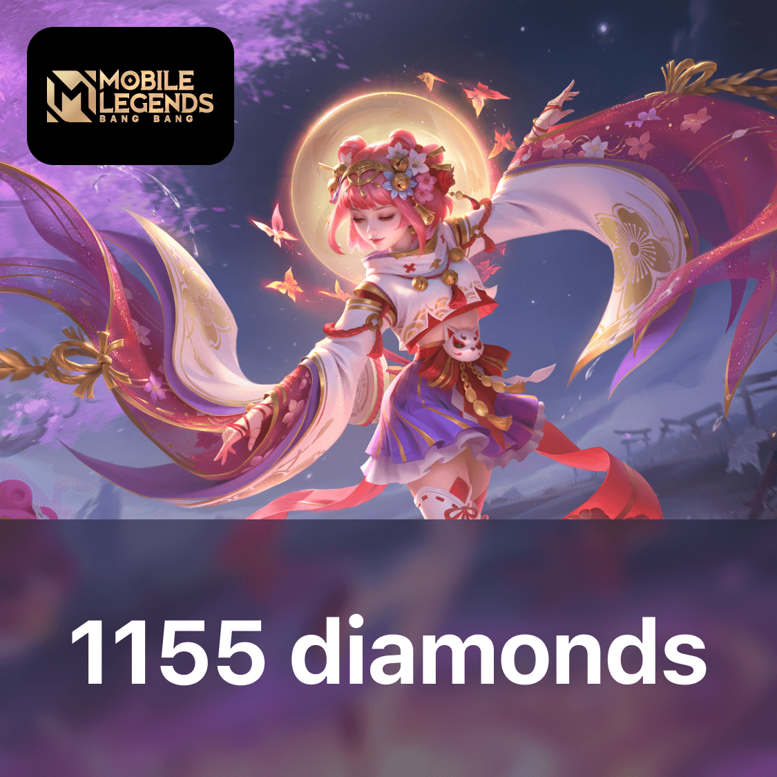 MLBB 1000 basic diamonds plus 155 extra ราคา 692 บาท*ส่งฟรี