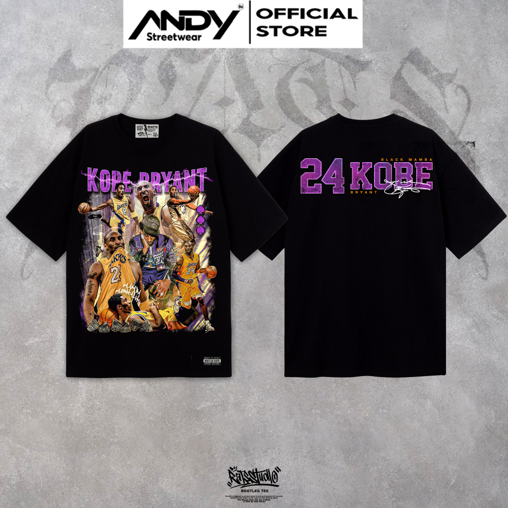 Áo Thun Kobe Bryant Bootleg Rats Tee - huyền thoại bóng rổ