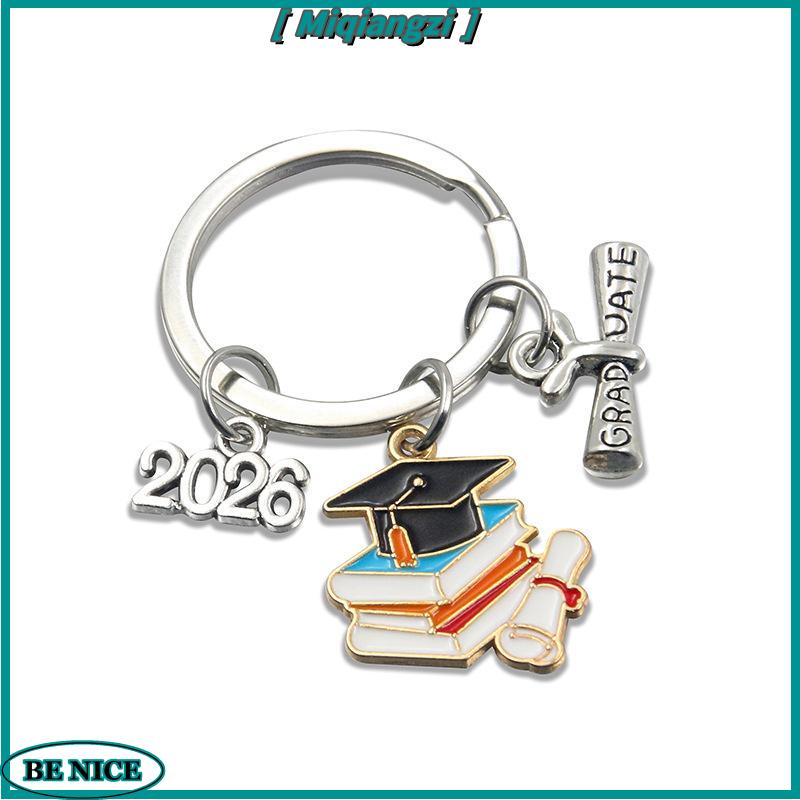 [miqiangzi] 2026 Tốt Nghiệp Gown Cap Lưu Niệm Keychain Kim Loại Keyring Cho Sinh Viên Trường Lễ Đảng Quà Tặng Và Ủng Hộ - 6