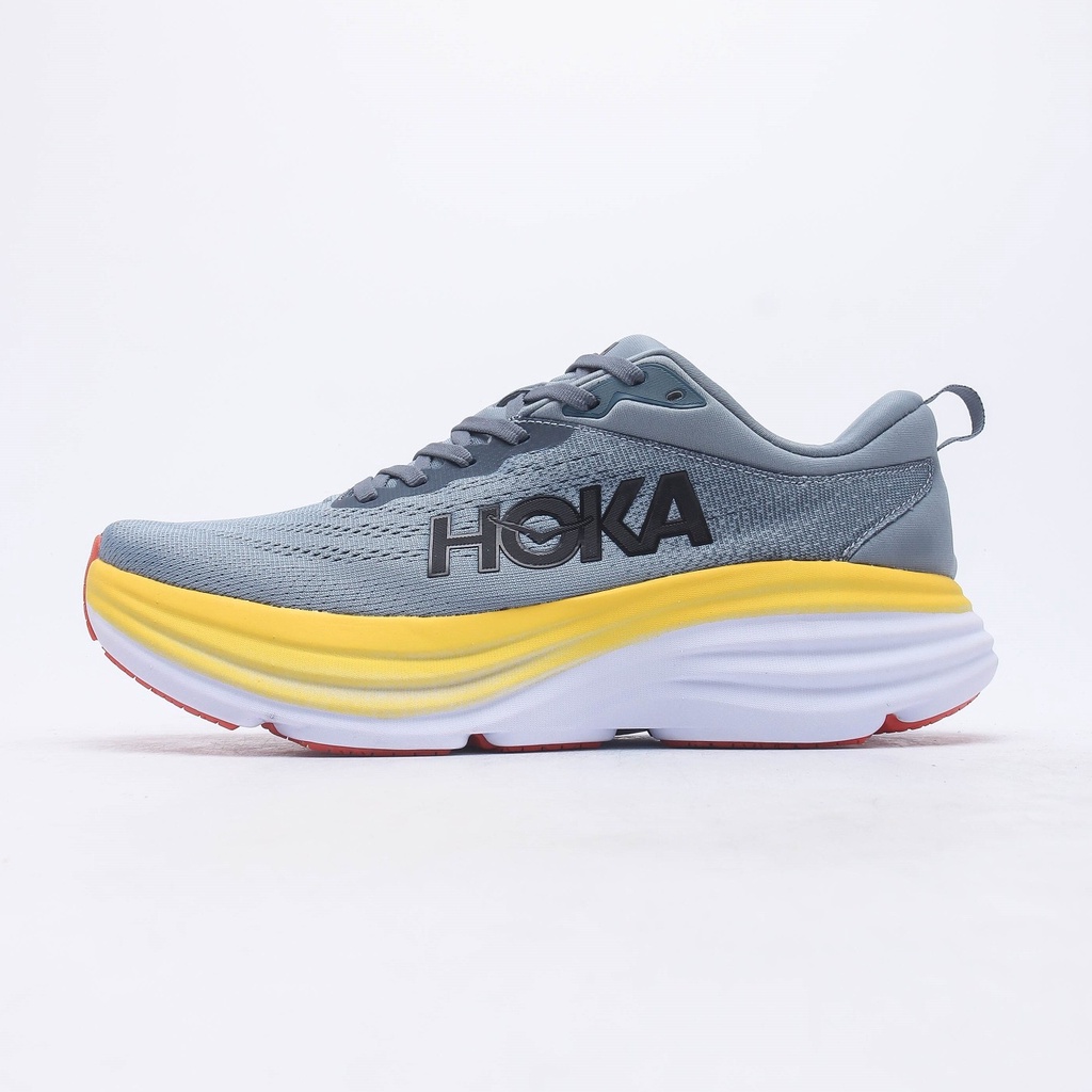 【 Original 】HOKA ONE ONE Bondi 8 Men Casual Sports Shoes Shock Absorbing Road Running Shoes Training