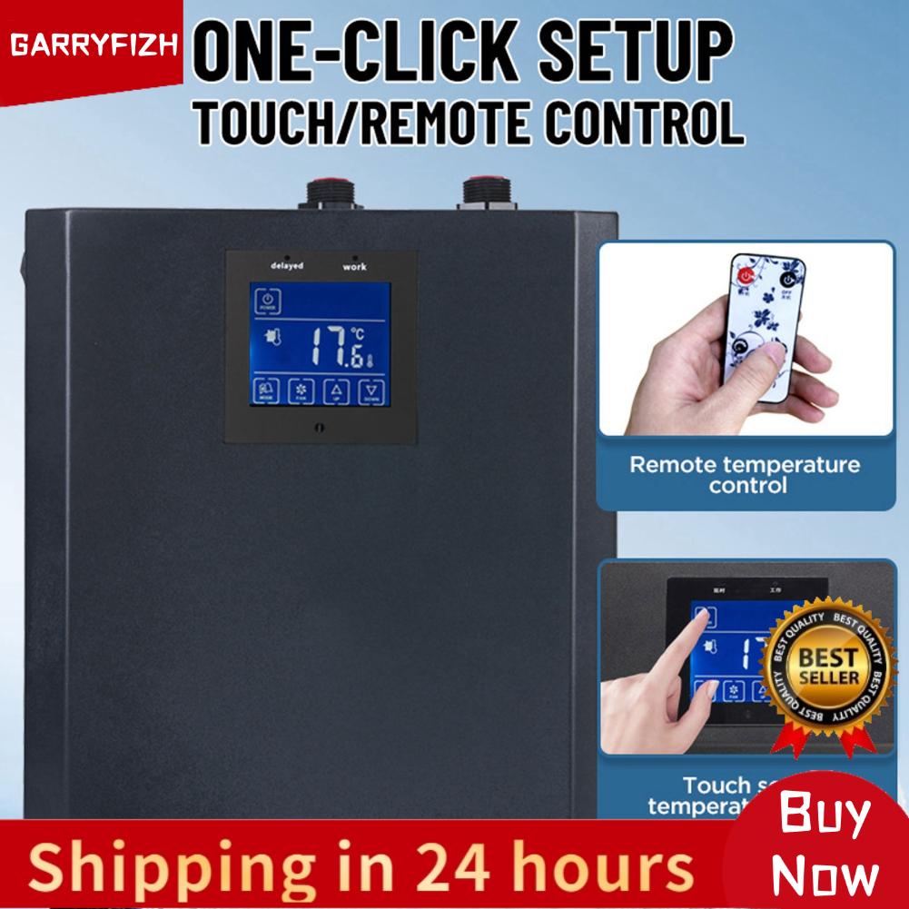 GARRYFIZH Zunate ตู้แช่น้ำสำหรับตู้ปลา - เครื่องทำน้ำเย็น 1/3 สำหรับน้ำเย็นพร้อม LCD และรีโมทคอนโทรล 3 โหมดเครื่องทำความเย็นออกแบบพิเศษที่เงียบสงบสำหรับอ่างน้ำแข็ง (ปลั๊ก US 110V) ราคา 14,276 บาท*ส่งฟรี