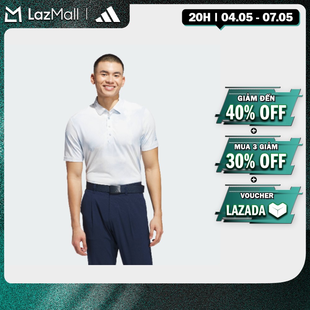 [20H 4.5-2H 5.5-MUA 3 GIẢM 30%] adidas Đánh gôn Áo Polo Tour Họa Tiết Cool Feeling Ultimate365 Nam Màu xanh da trời IM7894