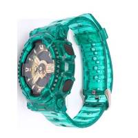 Colorful Resin Sport Strap for Casio G-SHOCK GA-100 GA-110 GA-120 GD-110 Transparent Men Replacement Watch Band Protective Case