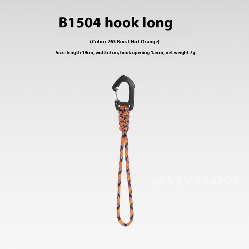 VINTLOOK Durable Carabiner Keychain with Secure Locking Mechanism for Outdoor Activities ราคา 35 บาท*ส่งฟรี