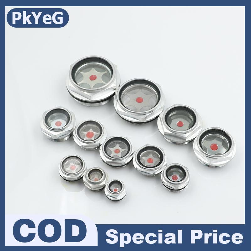 PkYeG 16mm-48mm nam Ren Kim Loại máy nén khí mức dầu Sight Glass Giá 18,716 Đồng*Miễn phí vận chuyển