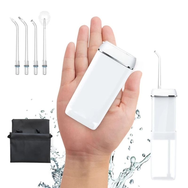 Máy tăm nước nhỏ gọn công suất mạnh mẽ TEKKIN TI-125 bảo hành 12 tháng vệ sinh răng sạch sẽ