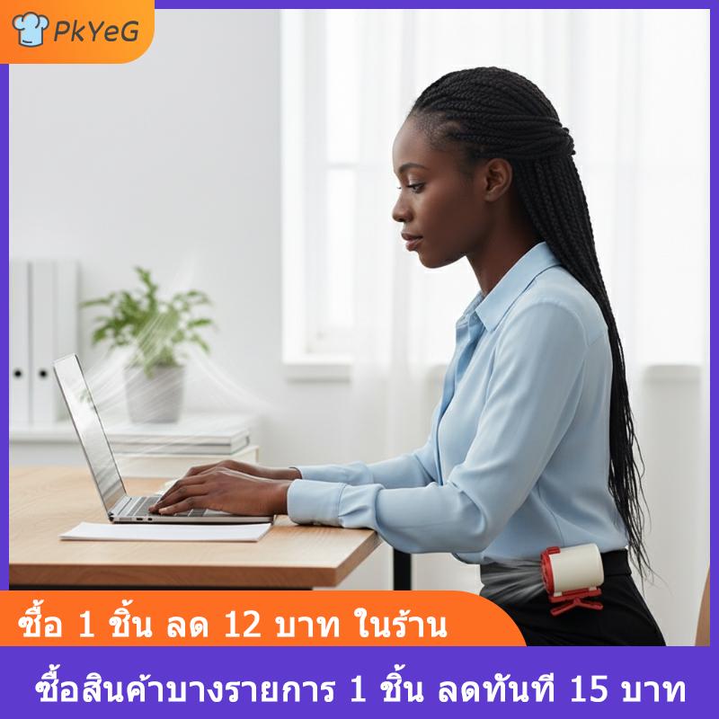 พัดลมห้อยคอกลางแจ้งแบบพกพาชาร์จไฟได้USB