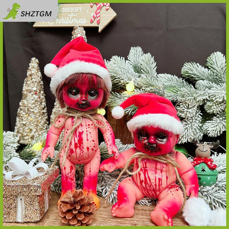 【SHZTGM】 ตุ๊กตาแขวนสำหรับเด็กลายผีฮาโลวีนบาร์ฮาโลวีนเสาตุ๊กตาสยองขวัญลานผีเทศกาลผีฮาโลวีนตกแต่งวัน2025 ราคา 100 บาท*ส่งฟรี
