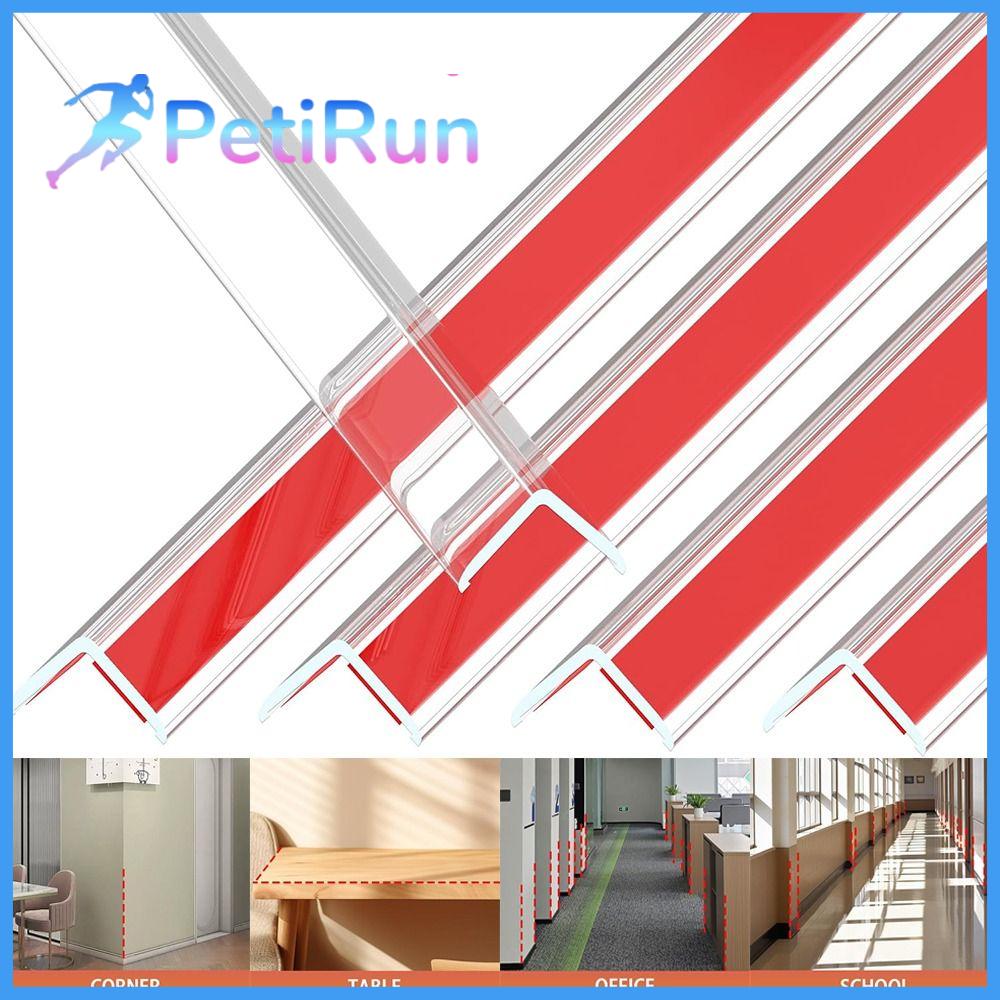PETIRUN Rõ ràng Bảo vệ góc tường Tự dính Phổ quát Dải góc vuông Chất lượng cao Cản góc Hộ gia đình