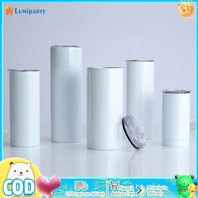 Portable Thermos Cup 304 Stainless Steel Double Wall Water Bottle New Year Party Gifts For Iced Coffee Tea ราคา 261 บาท*ส่งฟรี