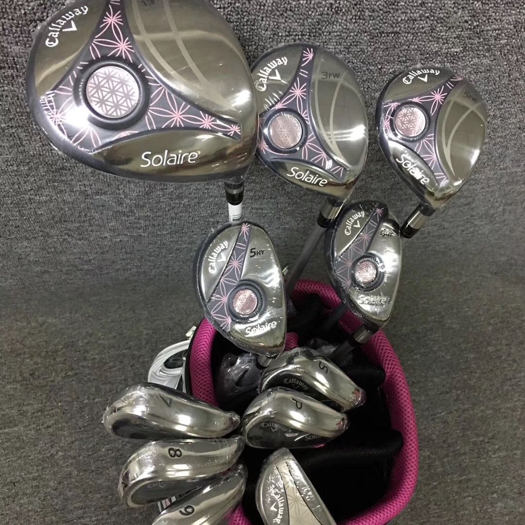 Callaway Solaire New Golf Club Set for Women Driver+3FW+5FW+Hybrid+Putter+Irons Golf Club Set Complete Set with Bag for Beginner · v19