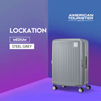 American Tourister Koper Hardcase Lockation Spinner Medium 24 Inch EXP TSA PV - Steel Grey