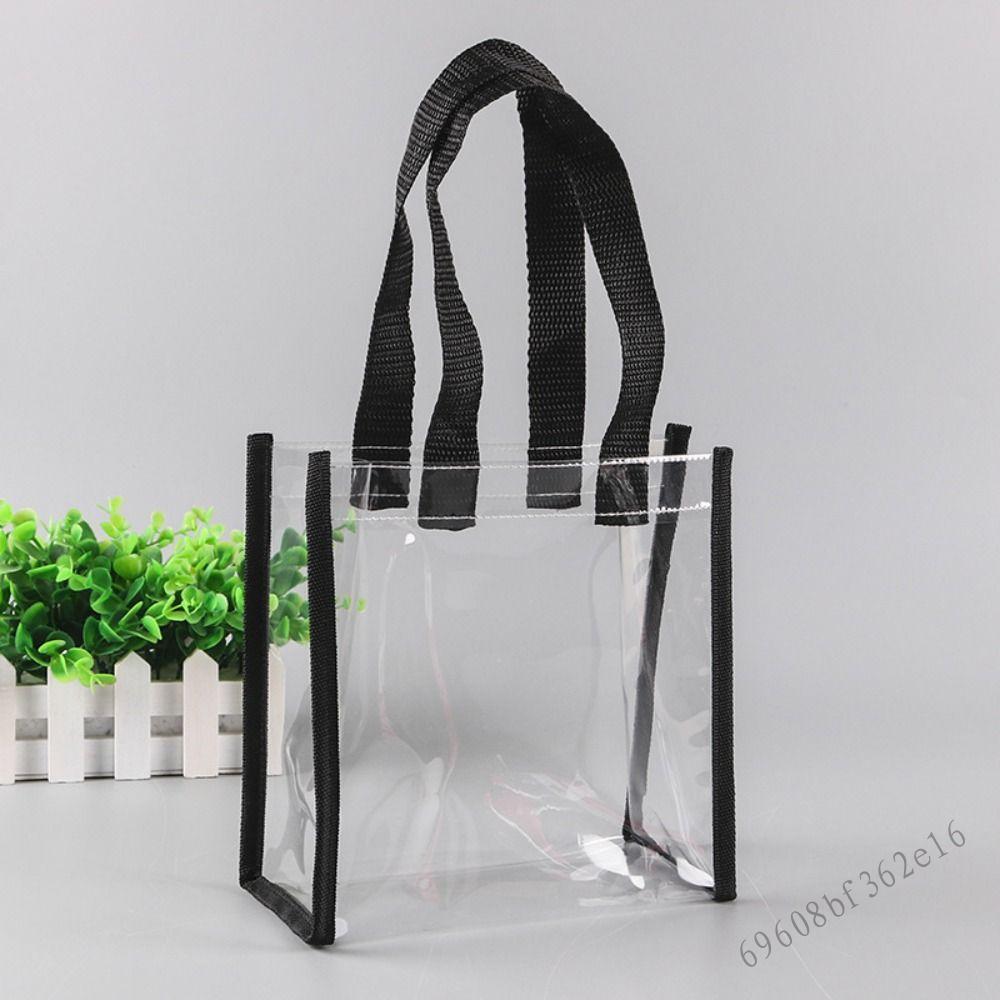 Túi tote dung tích lớn PVC trong suốt - Túi quà tặng mua sắm mỹ phẩm Jelly - 6