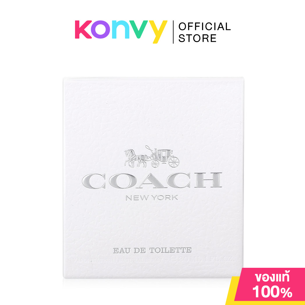 Coach New York EDT 30ml โค้ช น้ำหอมกลิ่นทันสมัยสำหรับผู้หญิง ราคา 2,120 บาท*ส่งฟรี