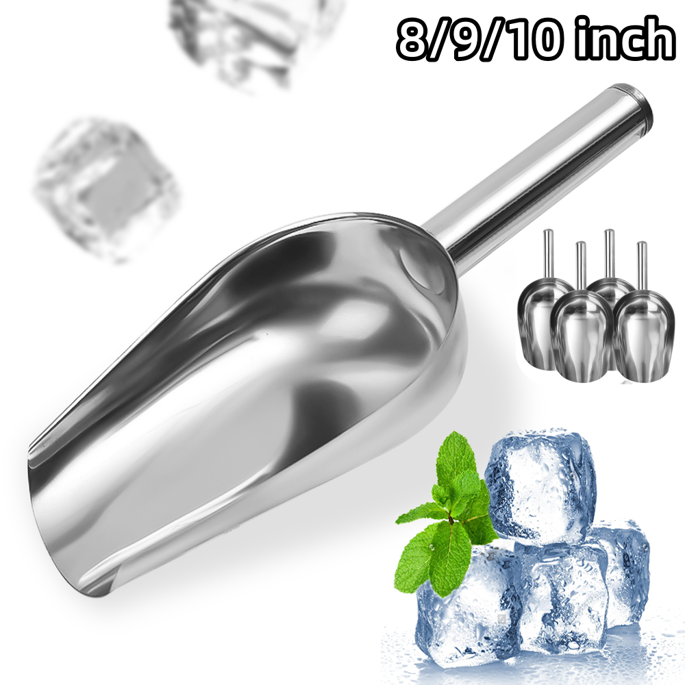 Đa Chức Năng Và Bền Thép Không Gỉ cạo tuyết cho kính chắn gió đá viên Scoop Nhà cầm tay nhà bếp Xử Lý Gia Vị Kẹo Bột Hạt Gạo Đậu Nành Ngũ Cốc đồ khô Xẻng
