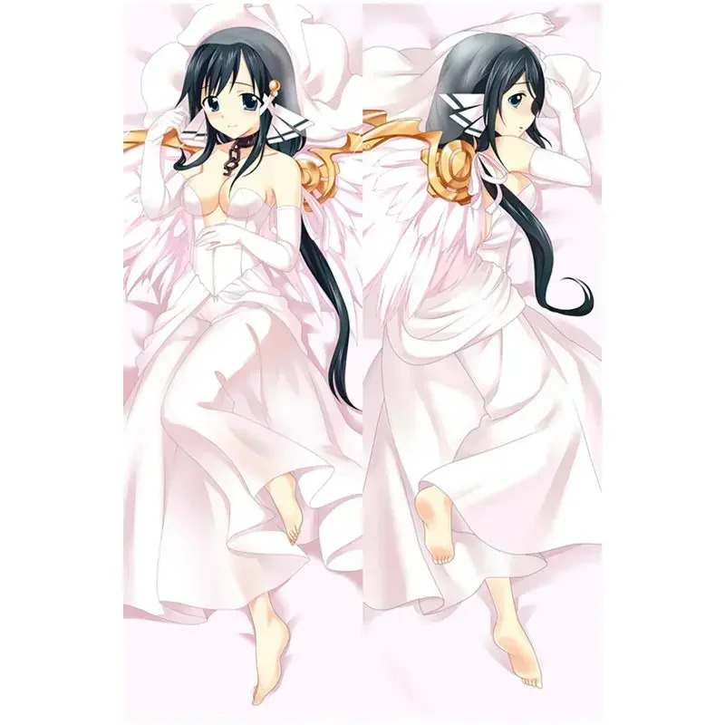 Anime Sora No Otoshimono Icarus/Ikaros Nymph Dakimakura Pillow Case 50X160CM Life Size