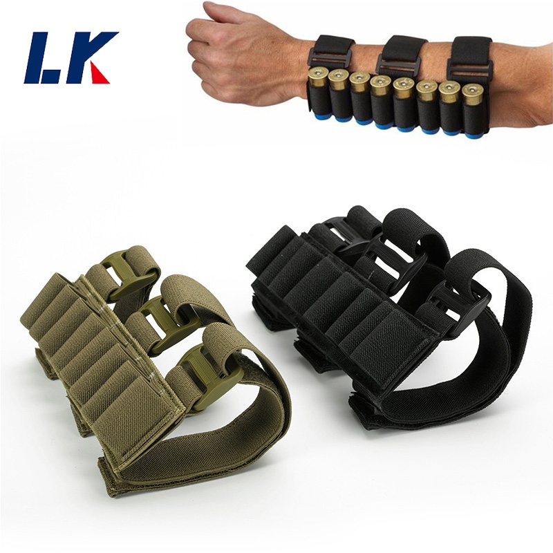 【YF】✤❦ 8 Rounds Cartridge Rifle Buttstock Ammo 12/20 Gauge Shotshell Holder Arm Bag
