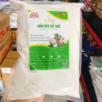 Cơm Dừa Mịn Sấy Khô Phú Thương(sỉ giá tốt)