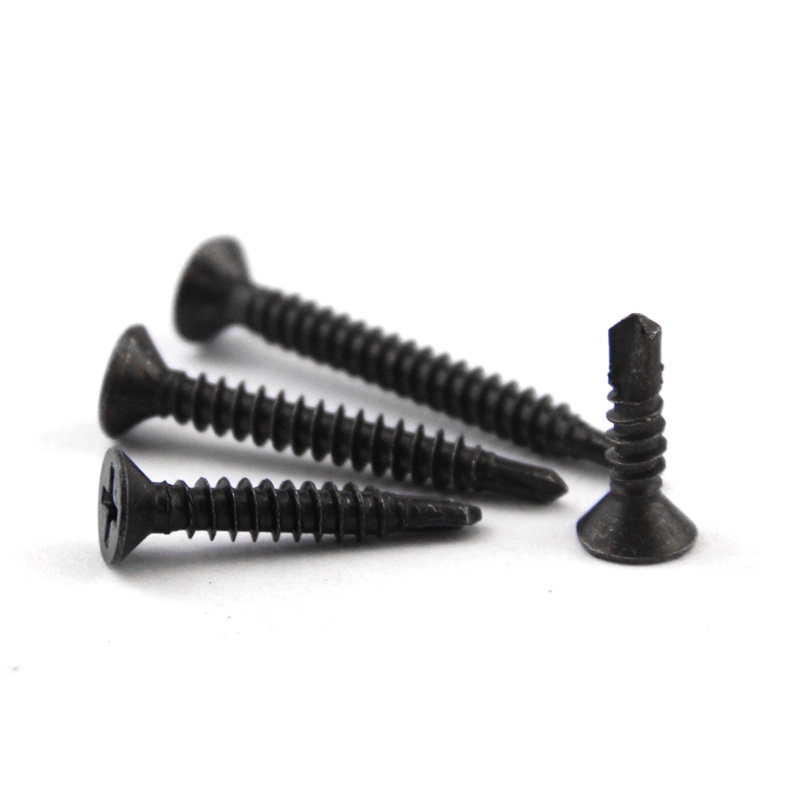 [HH Testing tools] 100pcs Gypsum Screw Black Screw For Wood and Metal Multi dimension ensures accurate process Tool Sets