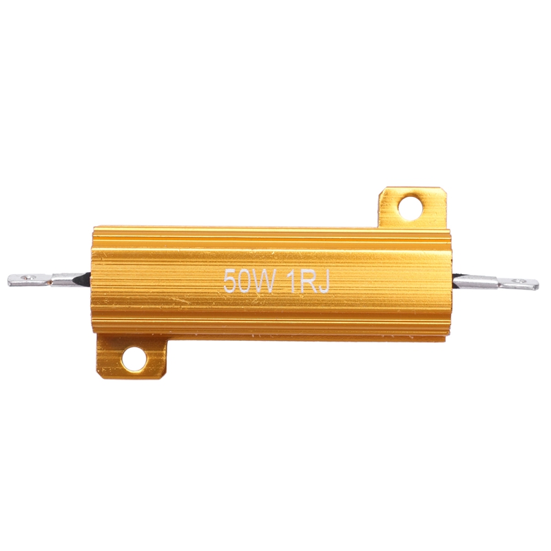 ZhangWen- Screw Tab Wirewound Aluminium Resistor 1 Ohm 5% 50 Watt