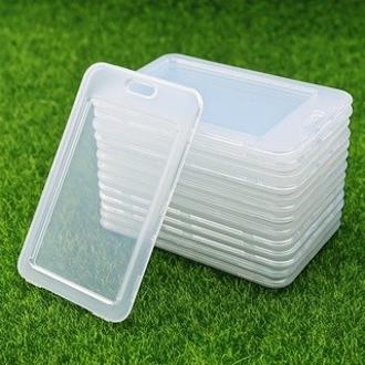 เคสพลาสติกใส PVC กันน้ํา สําหรับใส่บัตรเครดิต บัตรประจําตัวนักเรียน card holder Safety Business Card Case Work Car