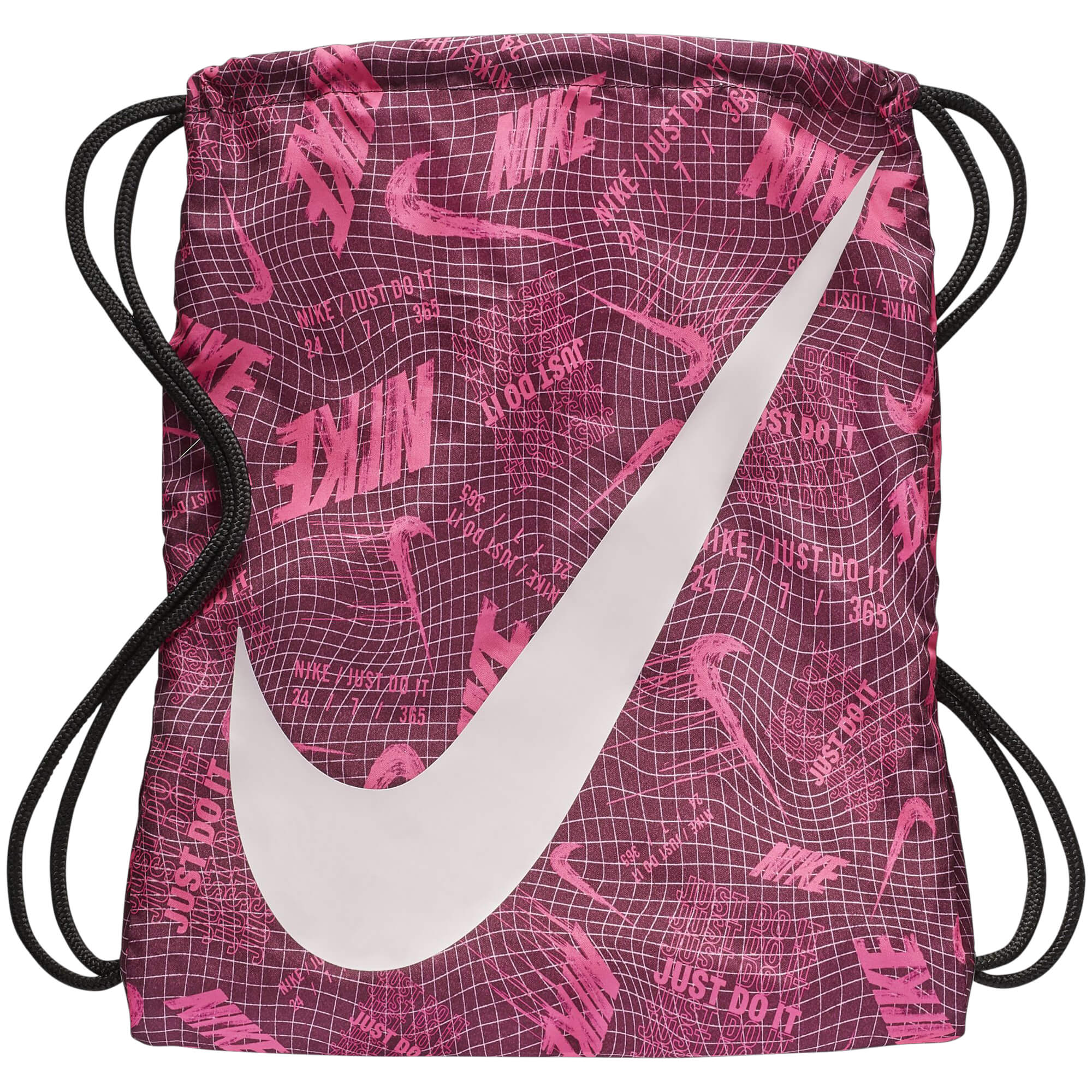 pink nike drawstring bag