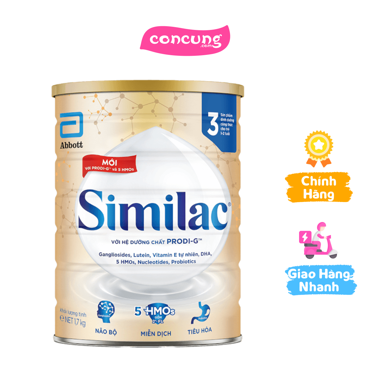 Sữa Similac 5G số 3 1,7kg 1-2 tuổi